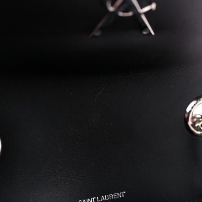 Saint Laurent Patent Calfskin Matelasse Monogram Small Vicky Chain Bag Neon Pink 10 of 14