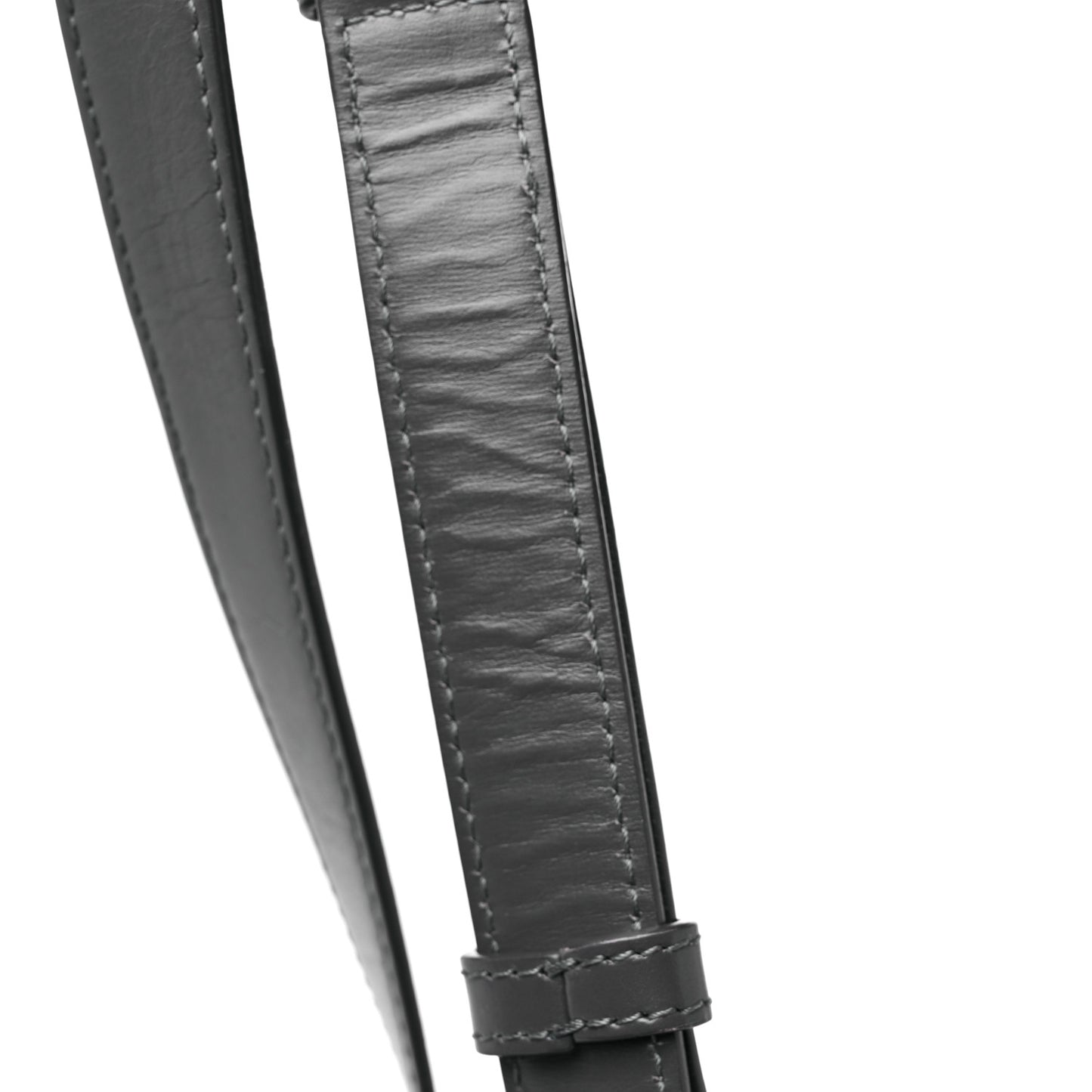 Shiny Calfskin Medium Triomphe Grey