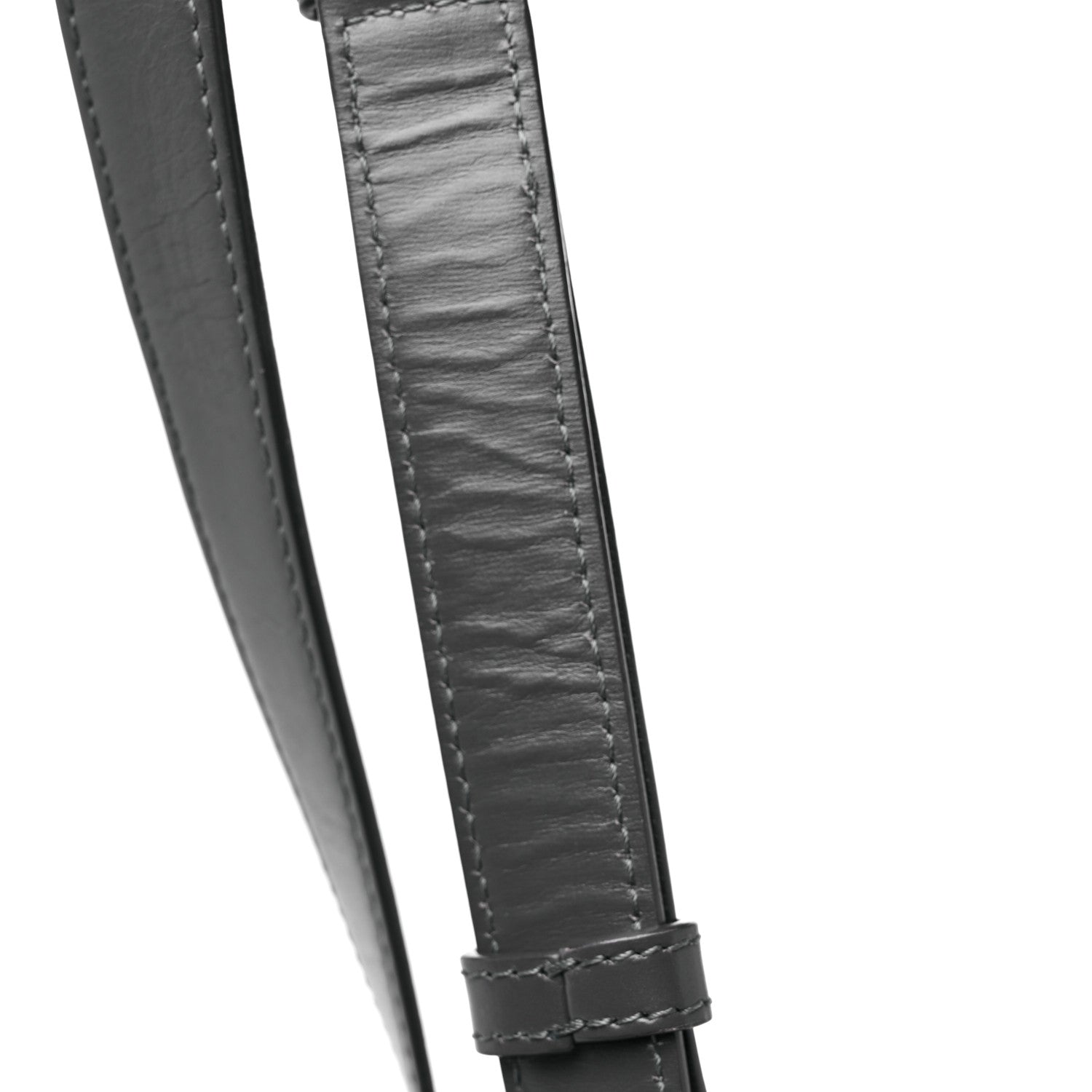 Celine Shiny Calfskin Medium Triomphe Grey 19 of 21