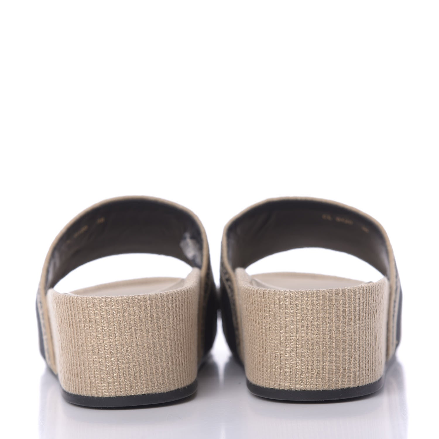 Christian Dior Oblique D-Way Platform Sandal 38 Black Creme 5 of 10