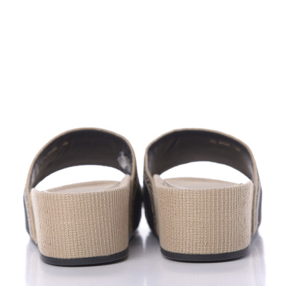 Christian Dior Oblique D-Way Platform Sandal 38 Black Creme 5 of 10