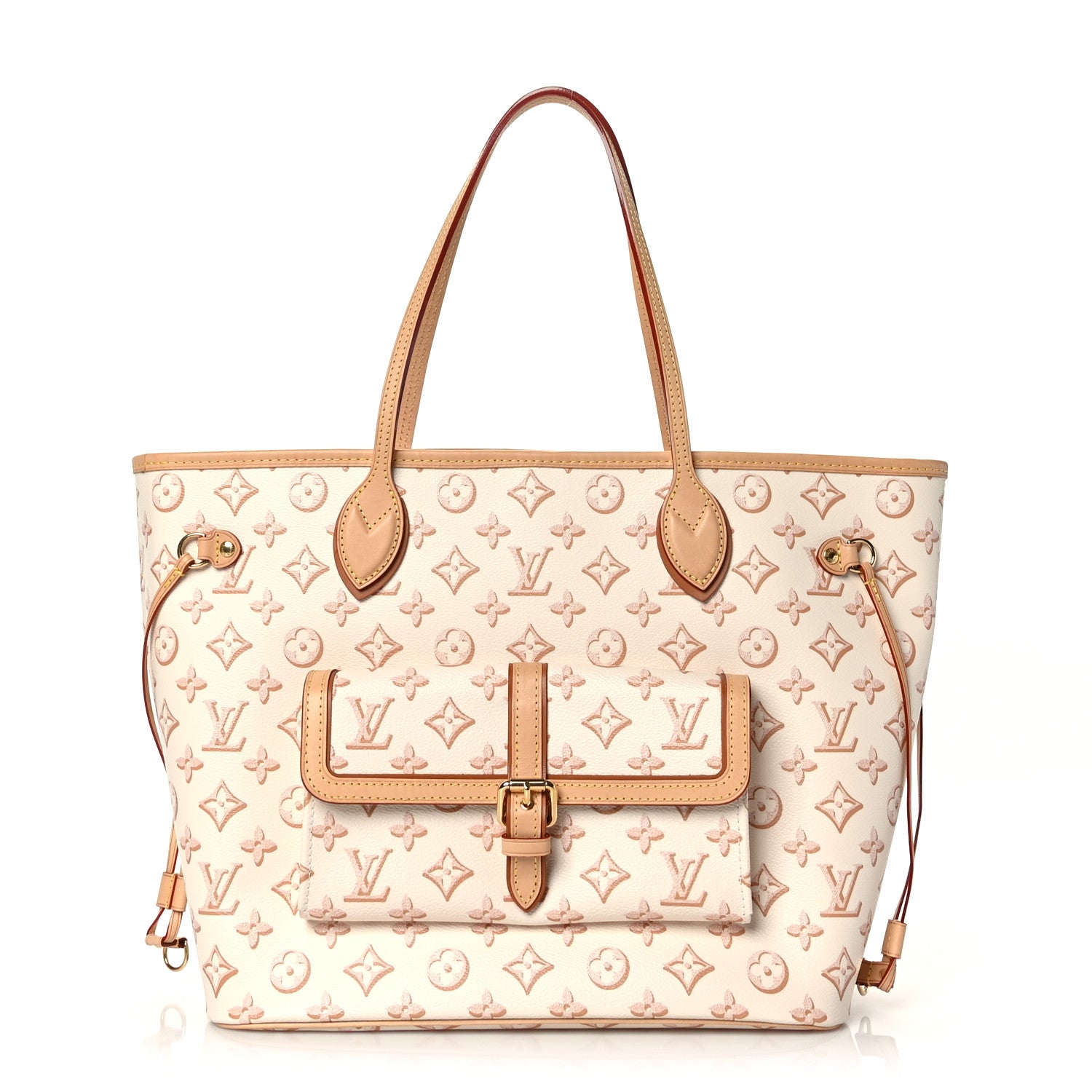 Louis Vuitton Monogram Fall For You Neverfull MM Beige Clair 3 of 9