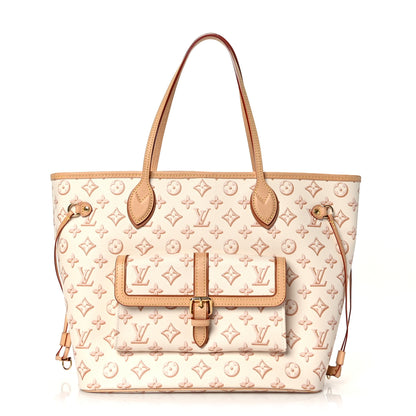 Louis Vuitton Monogram Fall For You Neverfull MM Beige Clair 3 of 9