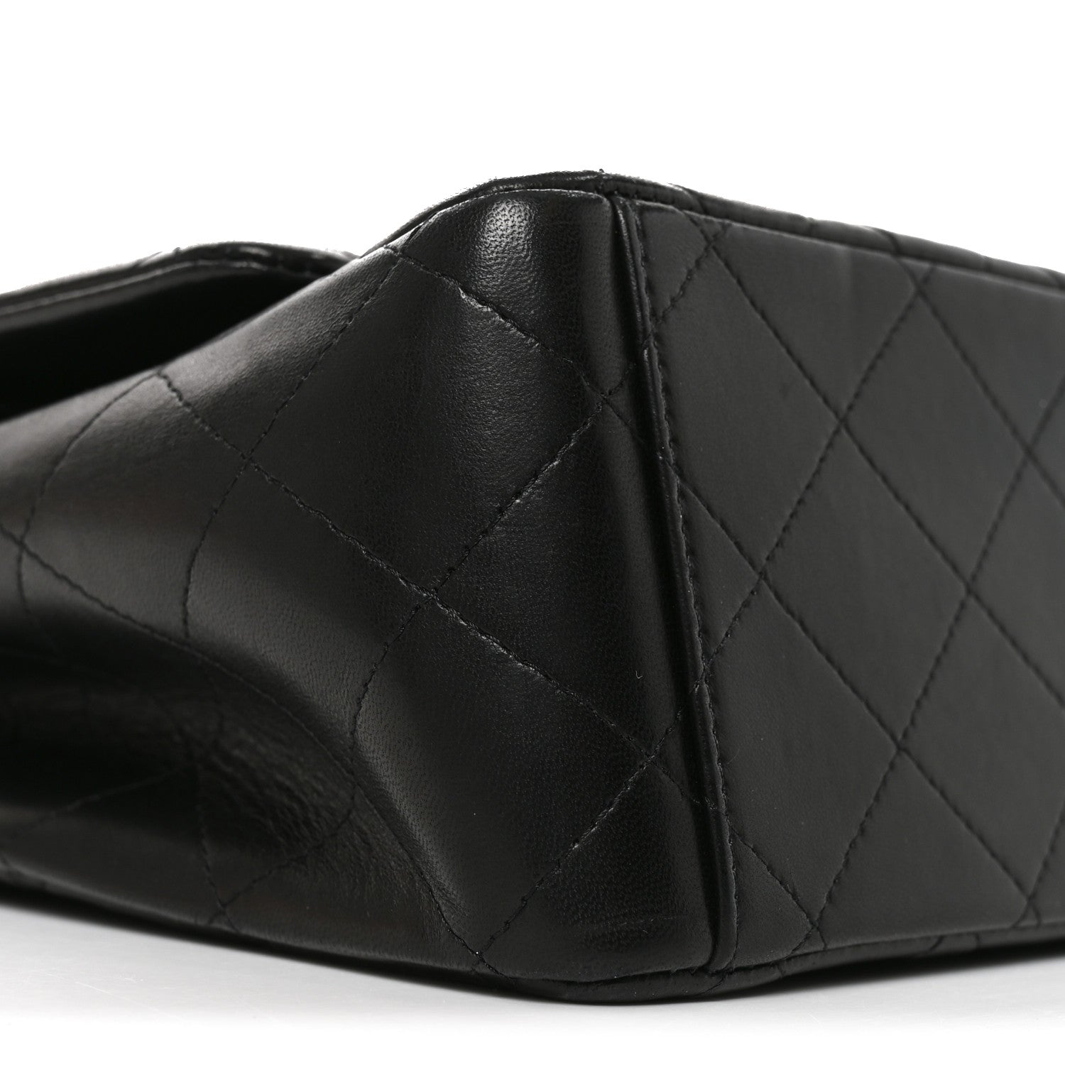 Chanel Lambskin Quilted Maxi Double Flap Black 9 of 10