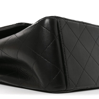 Chanel Lambskin Quilted Maxi Double Flap Black 9 of 10
