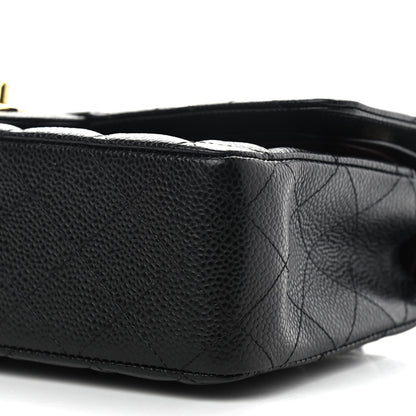 Chanel Caviar Quilted Medium Double Flap Black 6 of 14