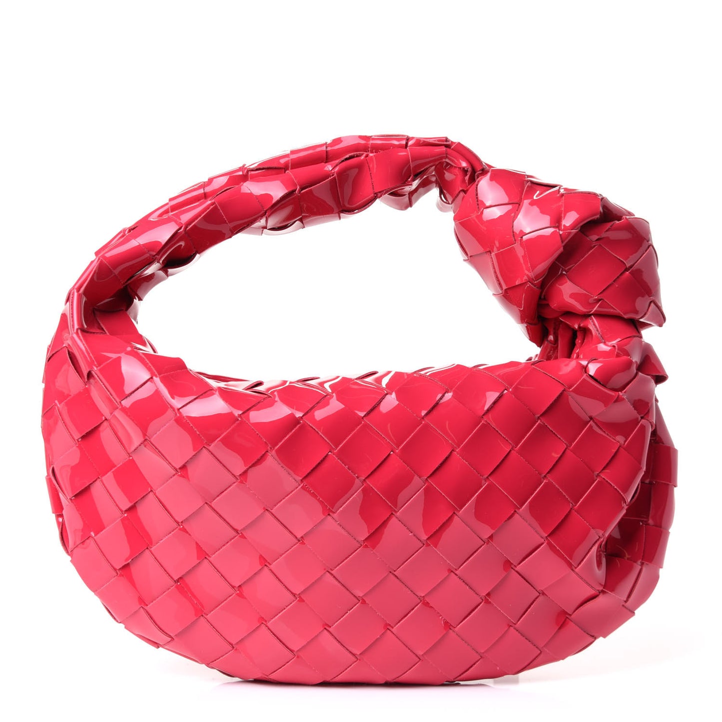 Patent Nappa Intrecciato Mini Jodie Candy Stripe