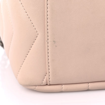 Saint Laurent Calfskin Y Quilted Monogram Small Loulou Bowling Bag Nude Powder 11 of 14