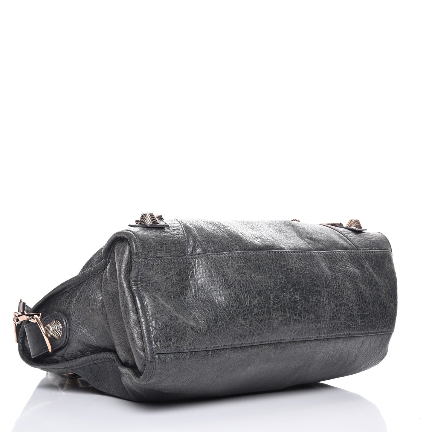 Agneau Giant 21 Rose Gold Hardware City Anthracite
