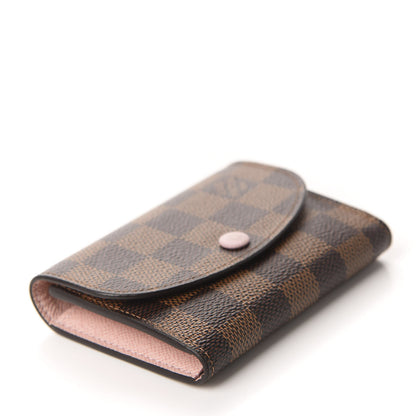 Louis Vuitton Damier Ebene Rosalie Coin Purse Rose Ballerine 4 of 7