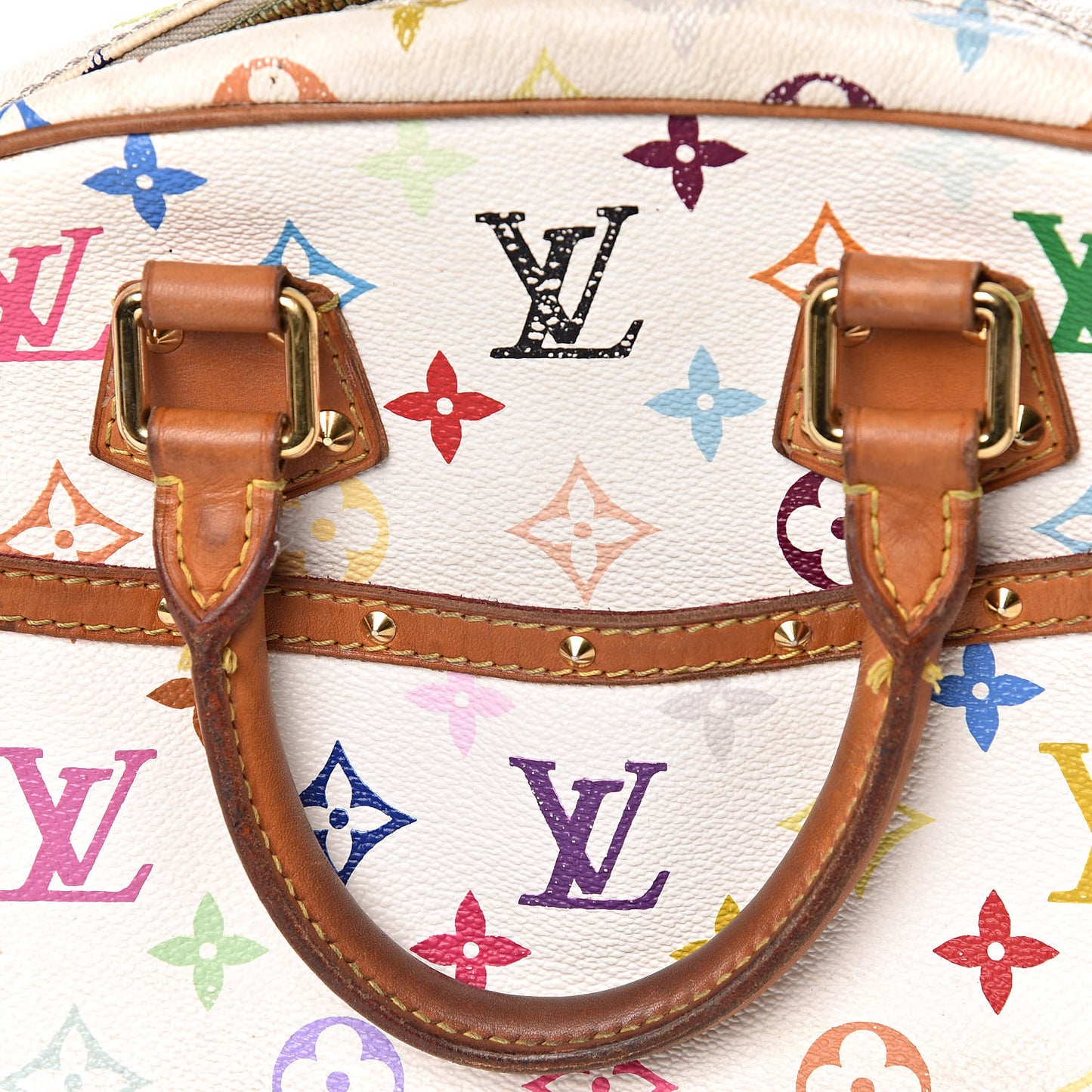Monogram Multicolor Trouville White