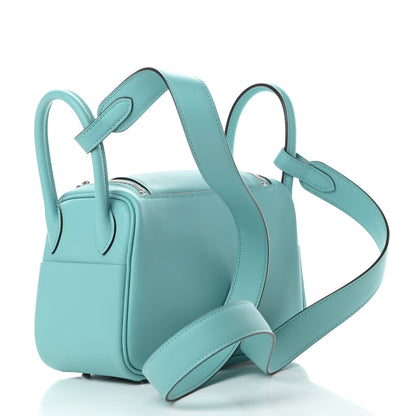 Hermes Swift Mini Lindy 20 Bleu Atoll 3 of 12