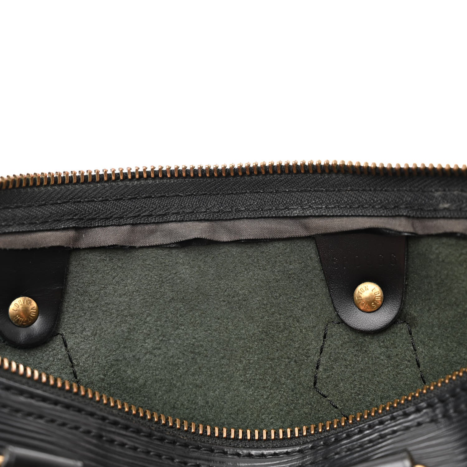 Louis Vuitton Epi Speedy 25 Black 7 of 11