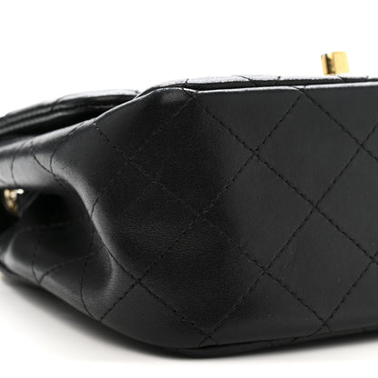 Chanel Lambskin Quilted Mini Square Flap Black 9 of 12