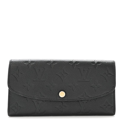 Louis Vuitton Empreinte Emilie Wallet Black Dune 1 of 6