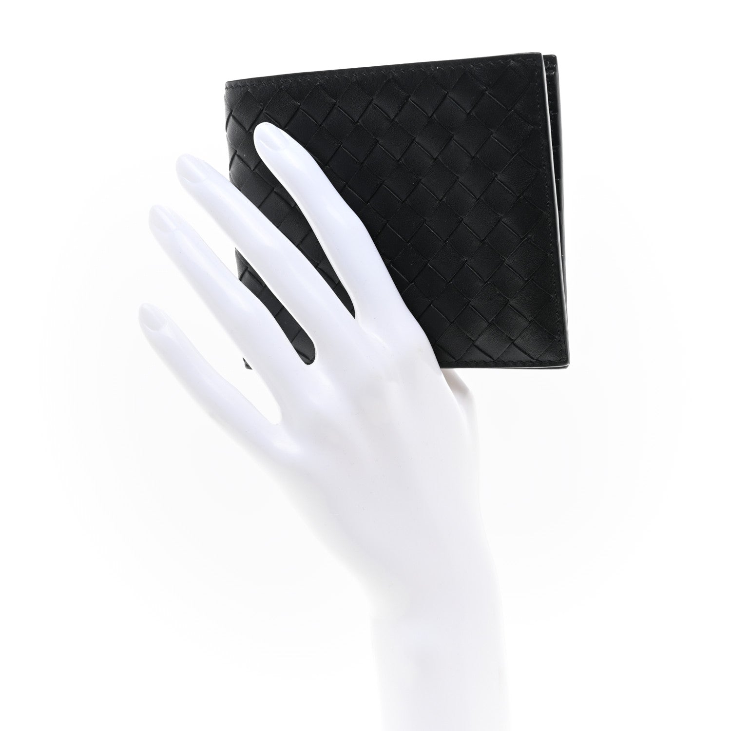 Bottega Veneta Nappa Intrecciato Bi-Fold Wallet Black 2 of 8