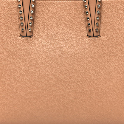 Christian Louboutin Calfskin Empire Spikes Small East West Cabata Tote Nude 8 of 10