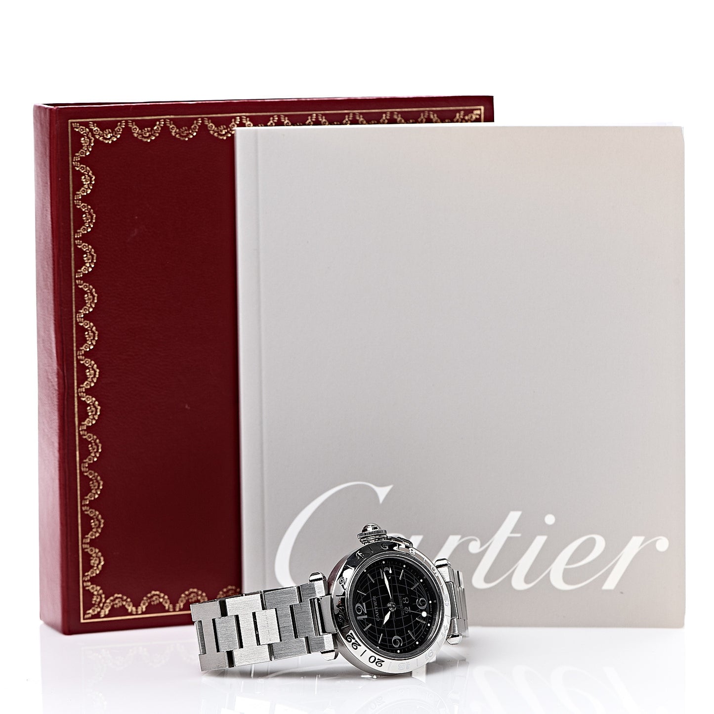 Stainless Steel 35mm Pasha C Big Date Automatic Watch Black