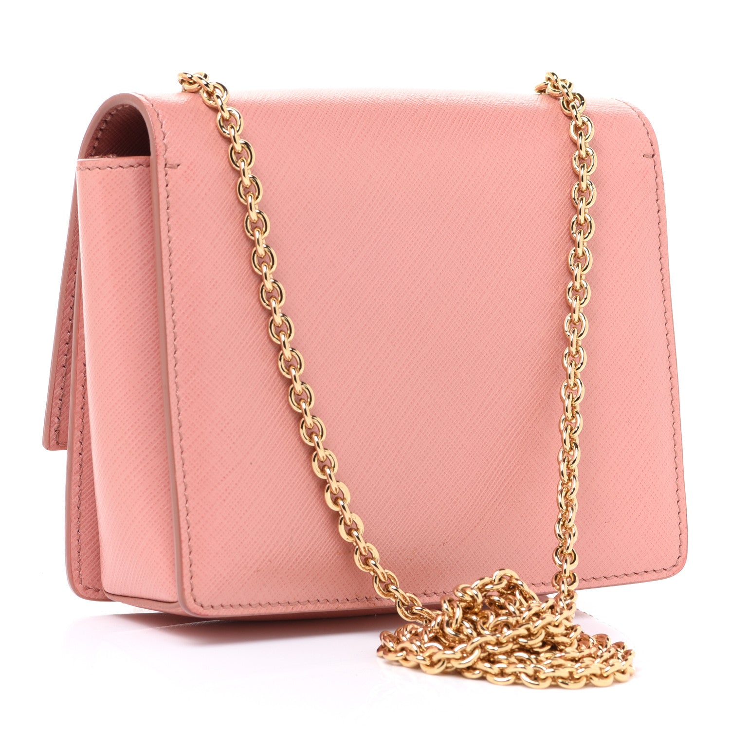 Salvatore Ferragamo Hammered Calfskin Mini Vara Bow Crossbody Bag Pink 2 of 12