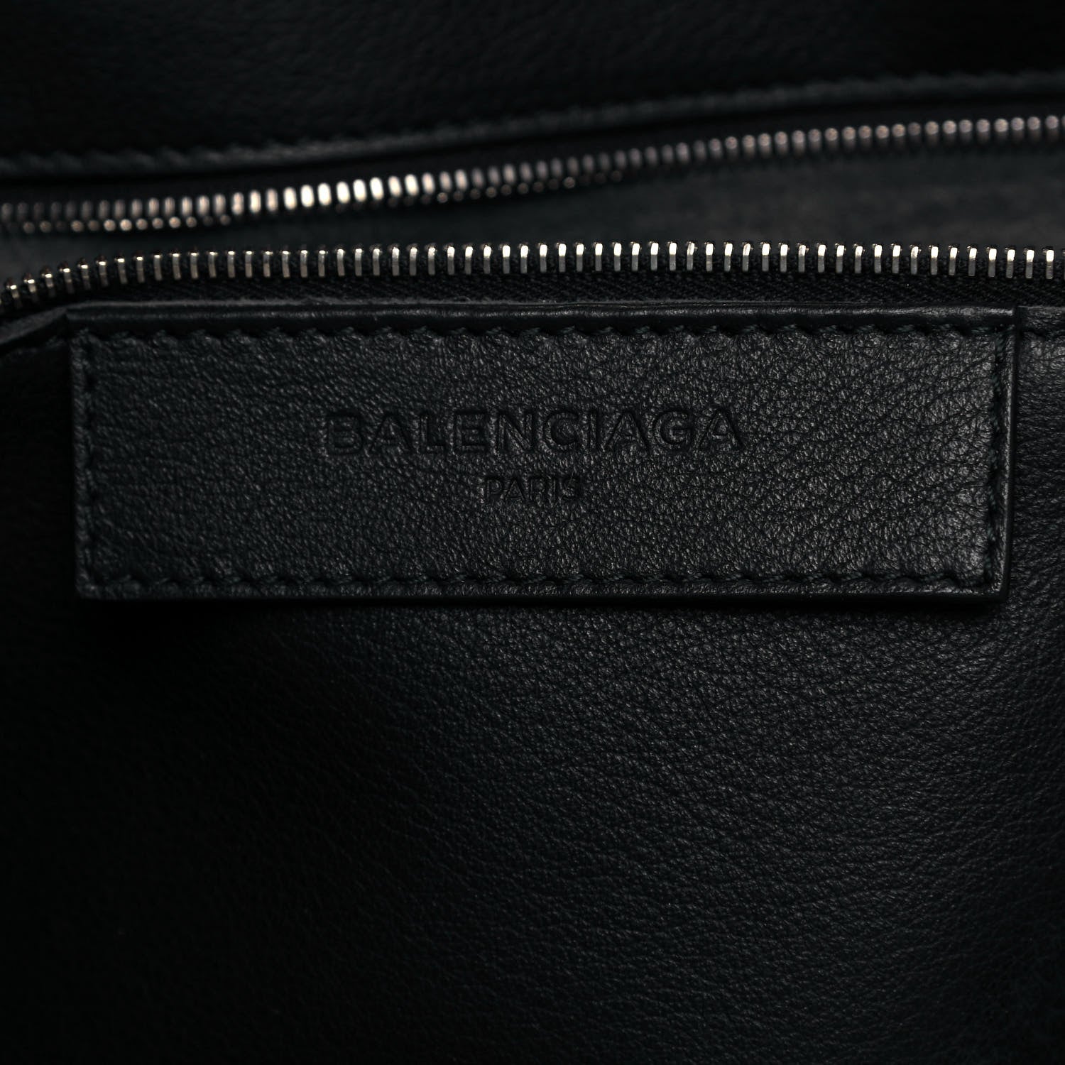 Balenciaga Veau Papier B4 Zip Around Tote Black 8 of 9