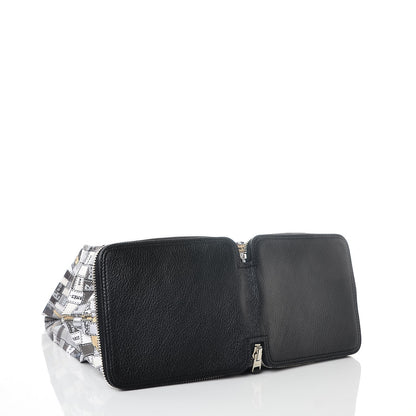 Hermes Silky Pop Bolduc Au Carre Shopper Tote Black 4 of 9