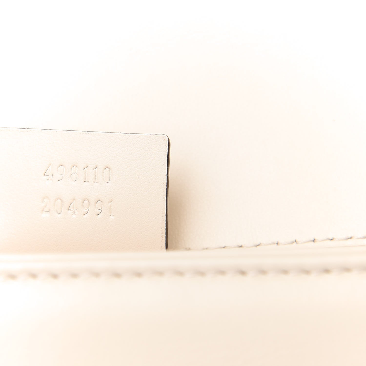 Gucci Calfskin Matelasse Small GG Marmont Top Handle Shoulder Bag White 9 of 10