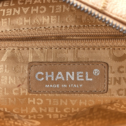 Chanel Caviar Square Stitched Bowler Beige 5 of 10