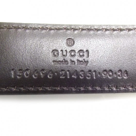 Guccissima Chain Belt Ivory 36