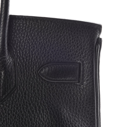 Hermes Taurillon Clemence Birkin 30 Black 34 of 42