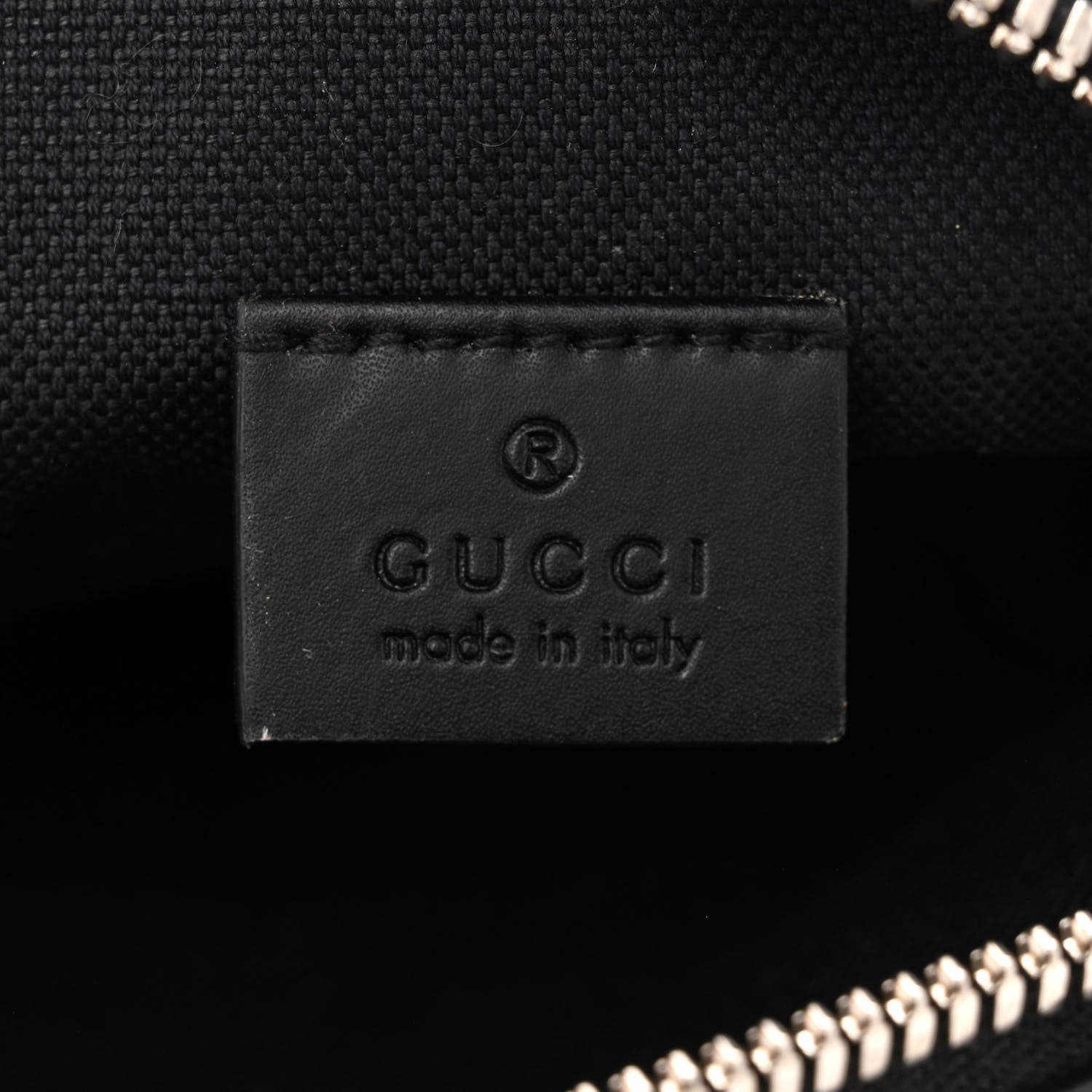 Gucci GG Supreme Monogram Appia Calfskin Web Small Camera Messenger Bag Black Grey 6 of 12