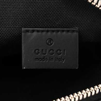 Gucci GG Supreme Monogram Appia Calfskin Web Small Camera Messenger Bag Black Grey 6 of 12