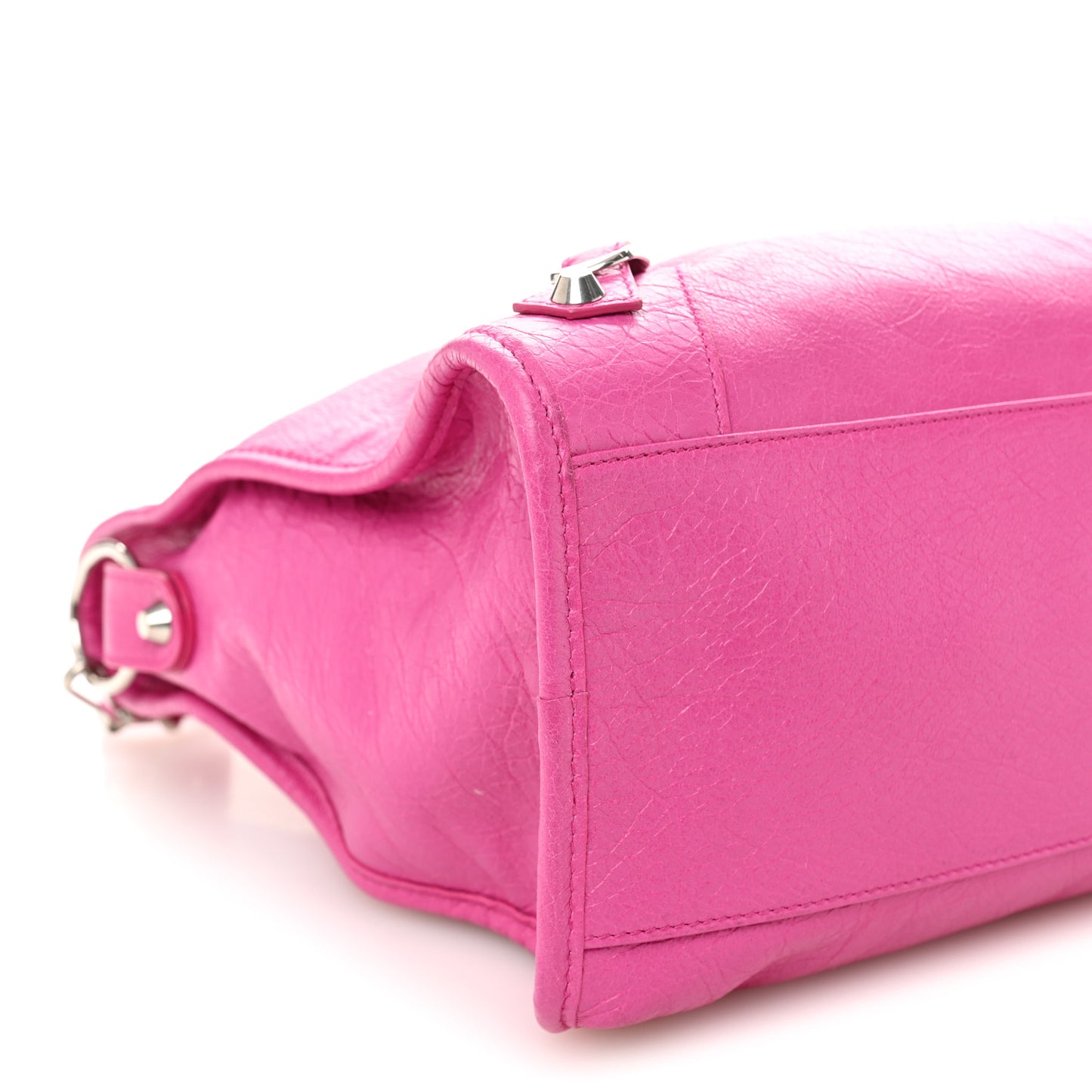 Agneau Classic Hardware Medium Le City Rose Magenta
