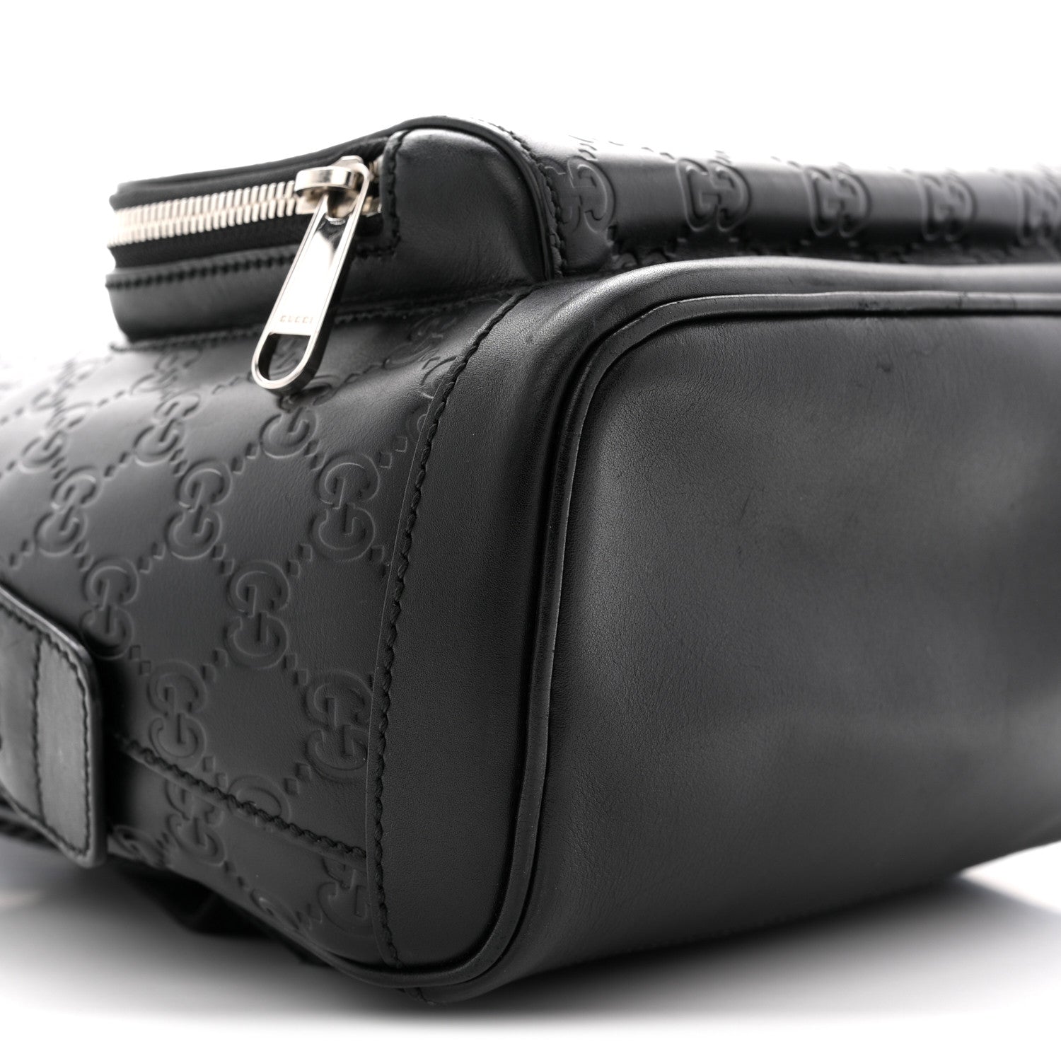 Gucci Guccissima Signature Small Day Backpack Black 9 of 13