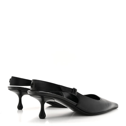 Jimmy Choo Nappa Amel 50 Slingback Pumps 36.5 Black 6 of 13