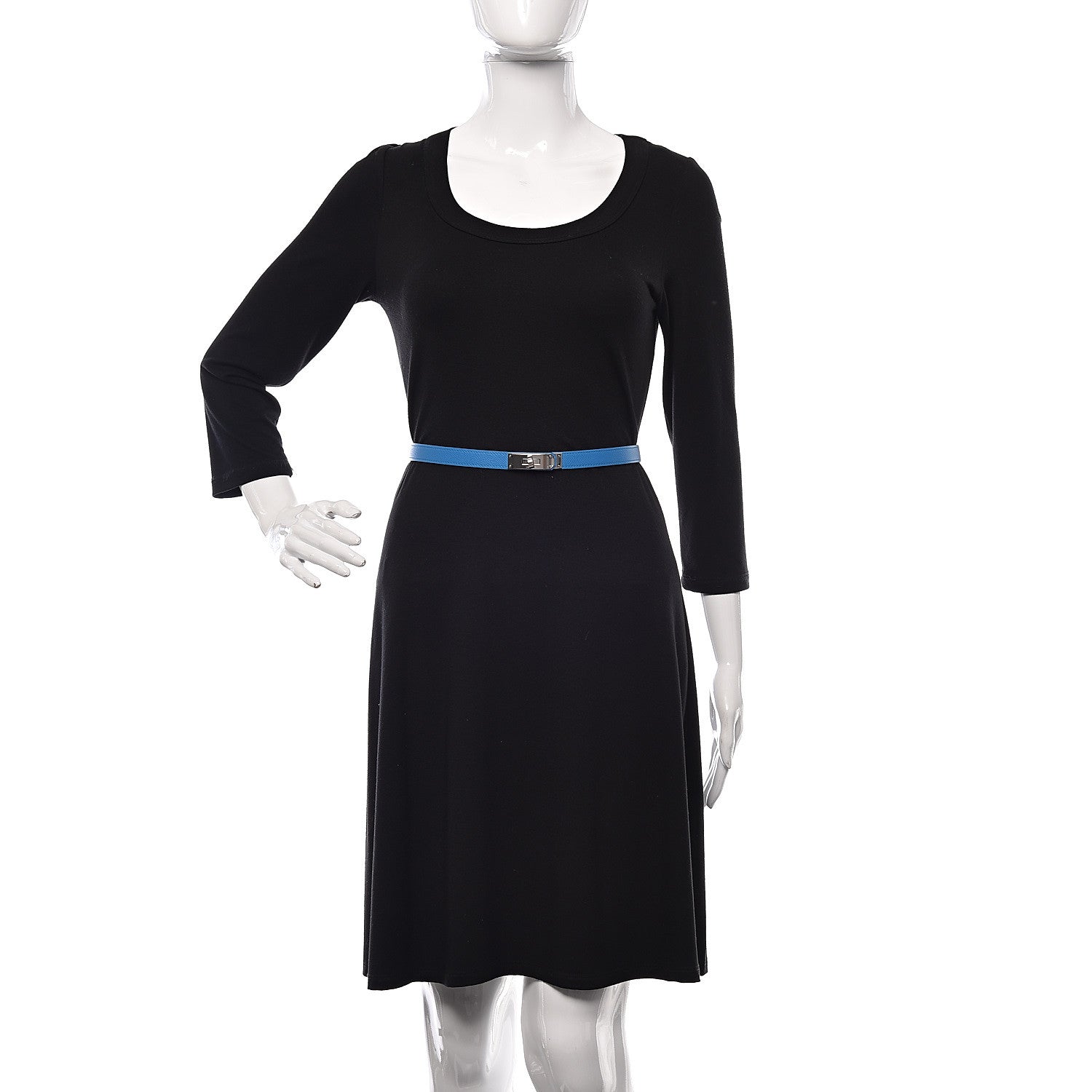 Hermes Epsom Kelly Belt Bleu Zanzibar 2 of 4