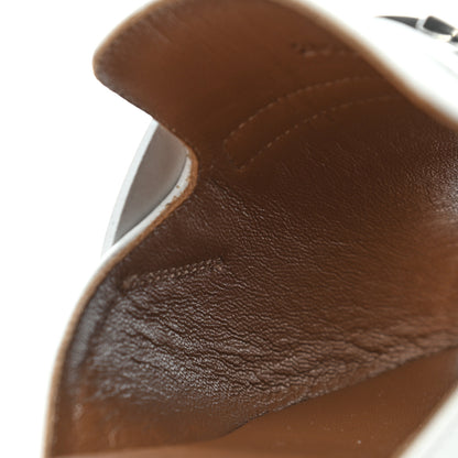 Hermes Calfskin Auteuil Sandals 38 White 11 of 11