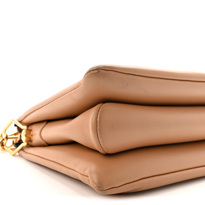 Louis Vuitton Lambskin Embossed Monogram Coussin PM Camel 8 of 9