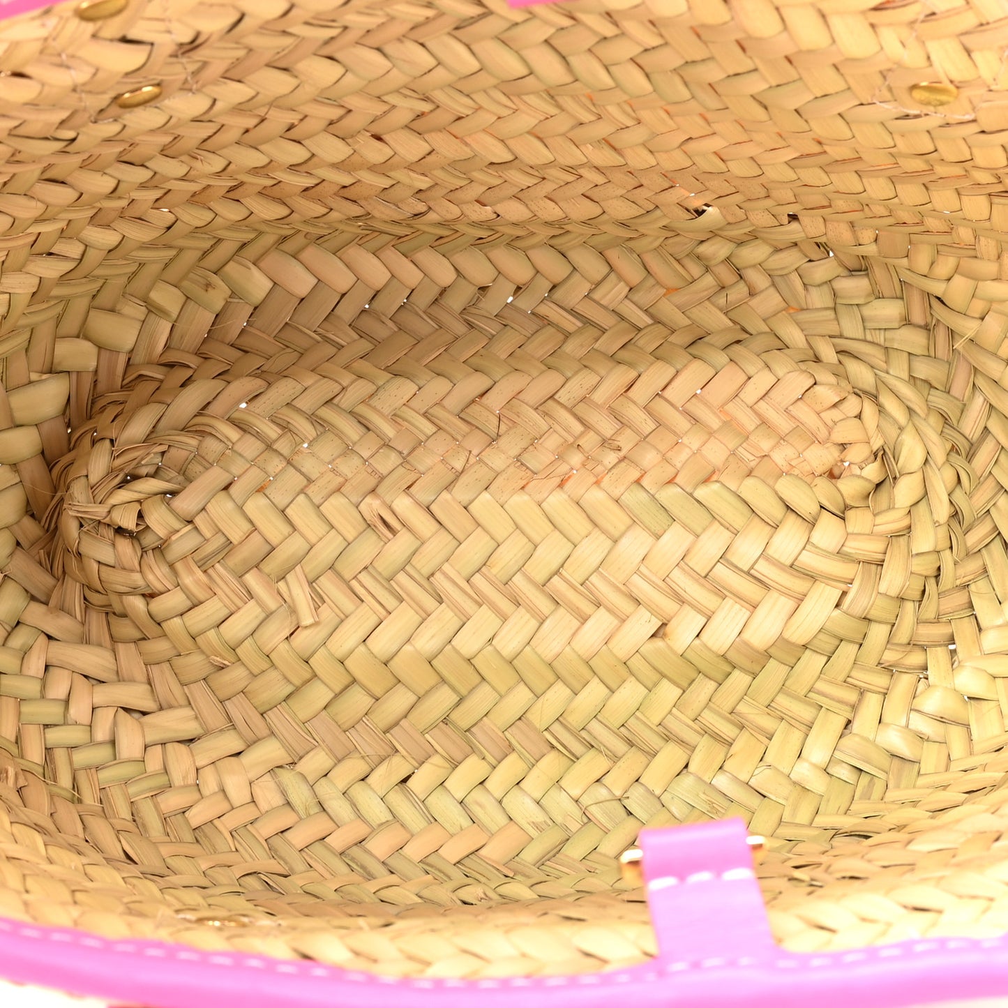 Raffia Le Petit Panier Soli Neon Pink