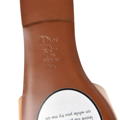 Christian Dior Calfskin D-Club Mule Sandal 38.5 Natural 9 of 11