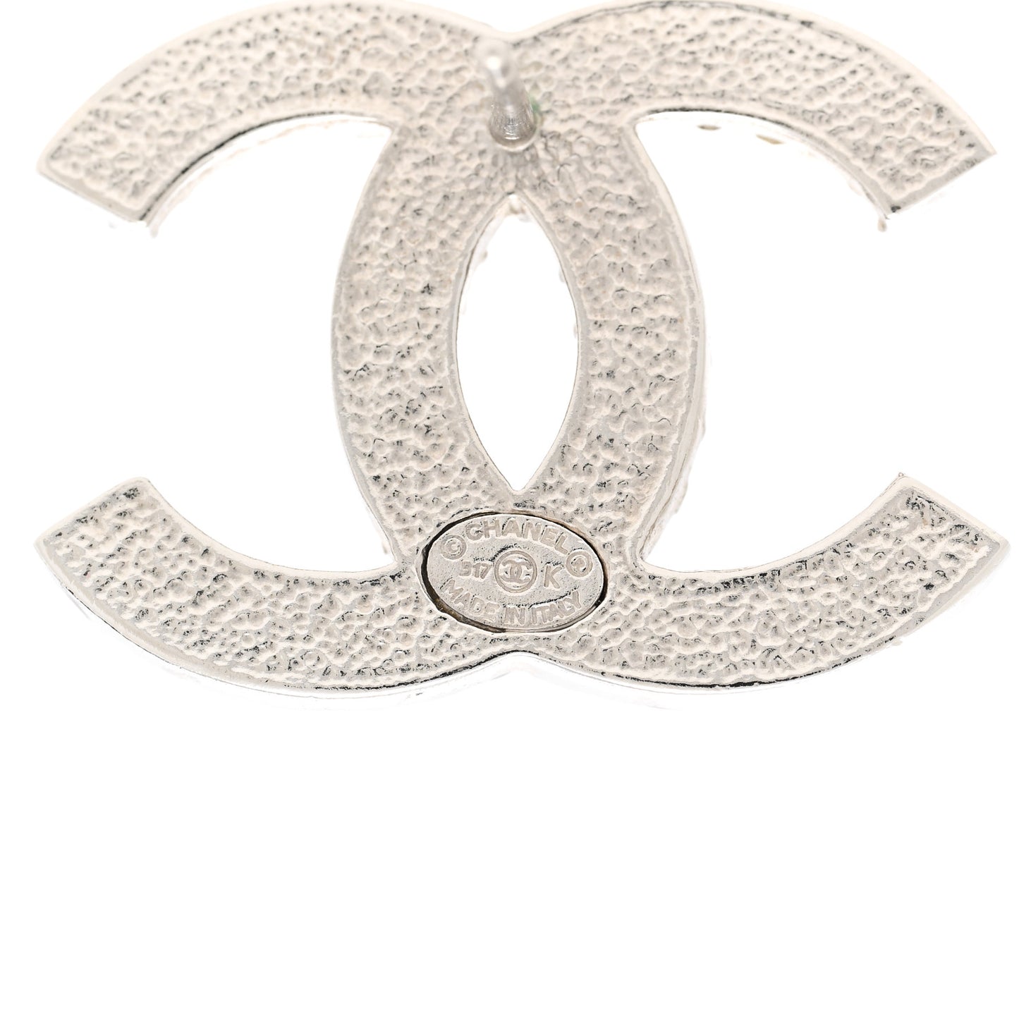 Crystal Palais Garnier CC Earrings Silver