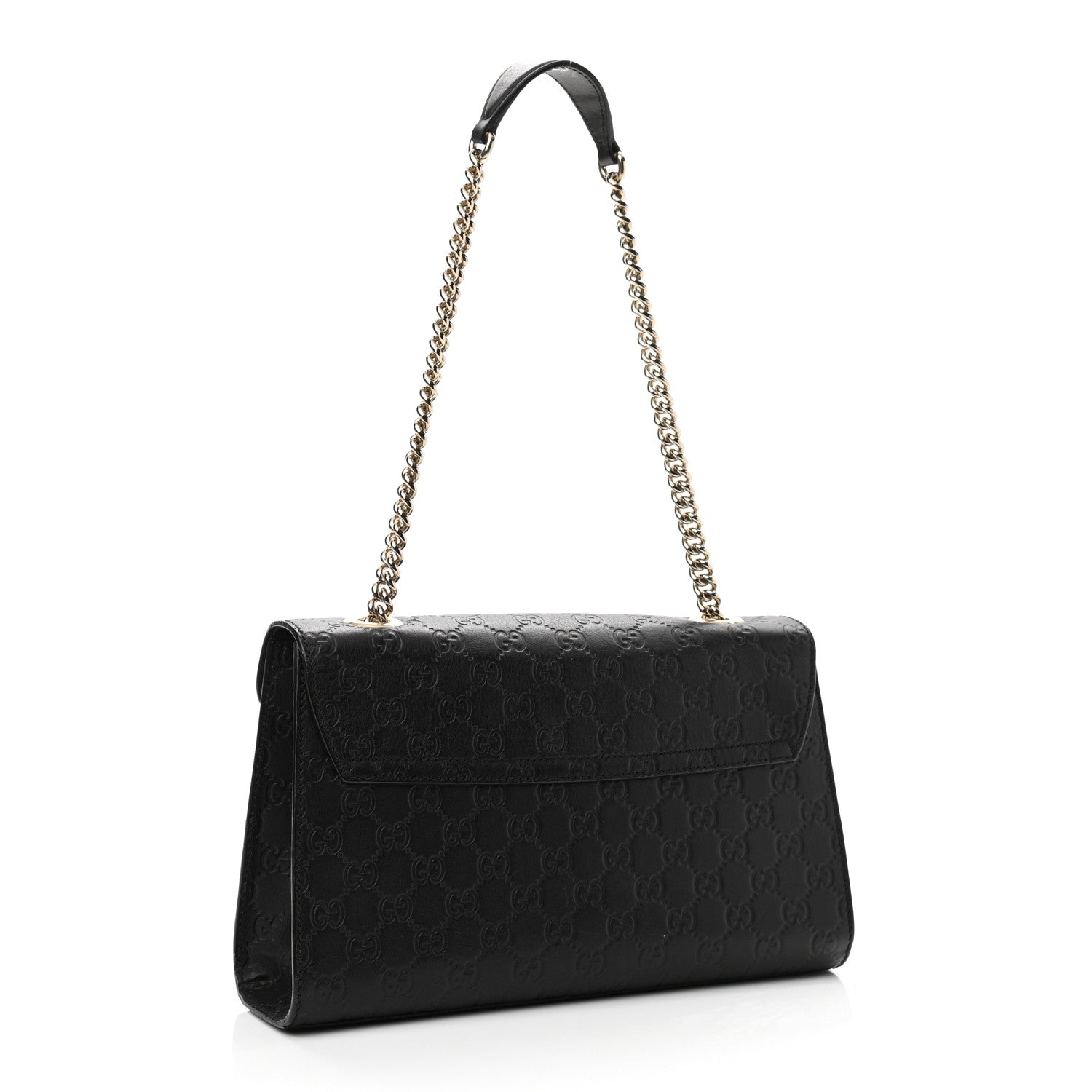 Gucci Microguccissima Medium Emily Chain Shoulder Bag Black 3 of 14