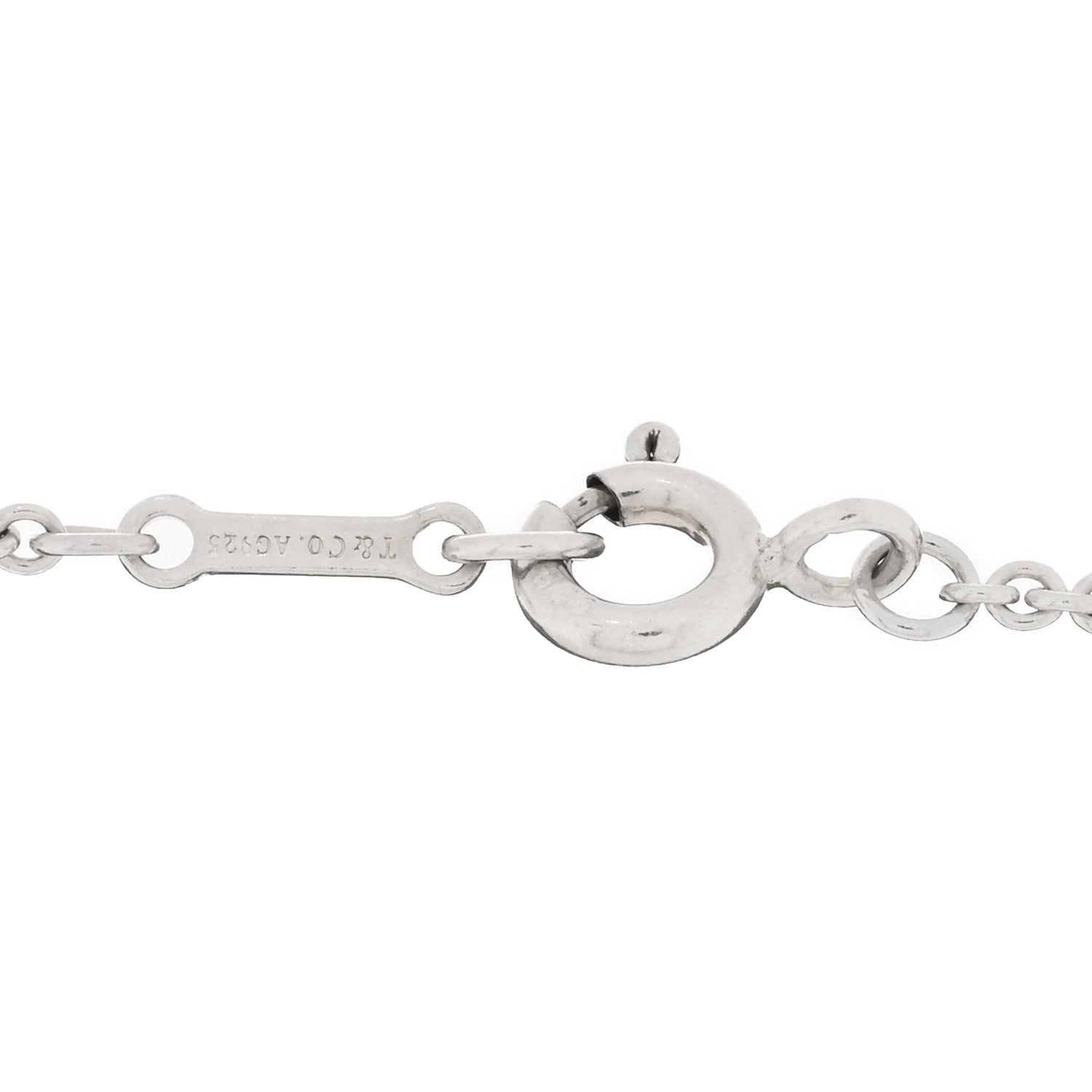 Tiffany Sterling Silver Paloma Picasso Hammered Cross Bracelet 3 of 3