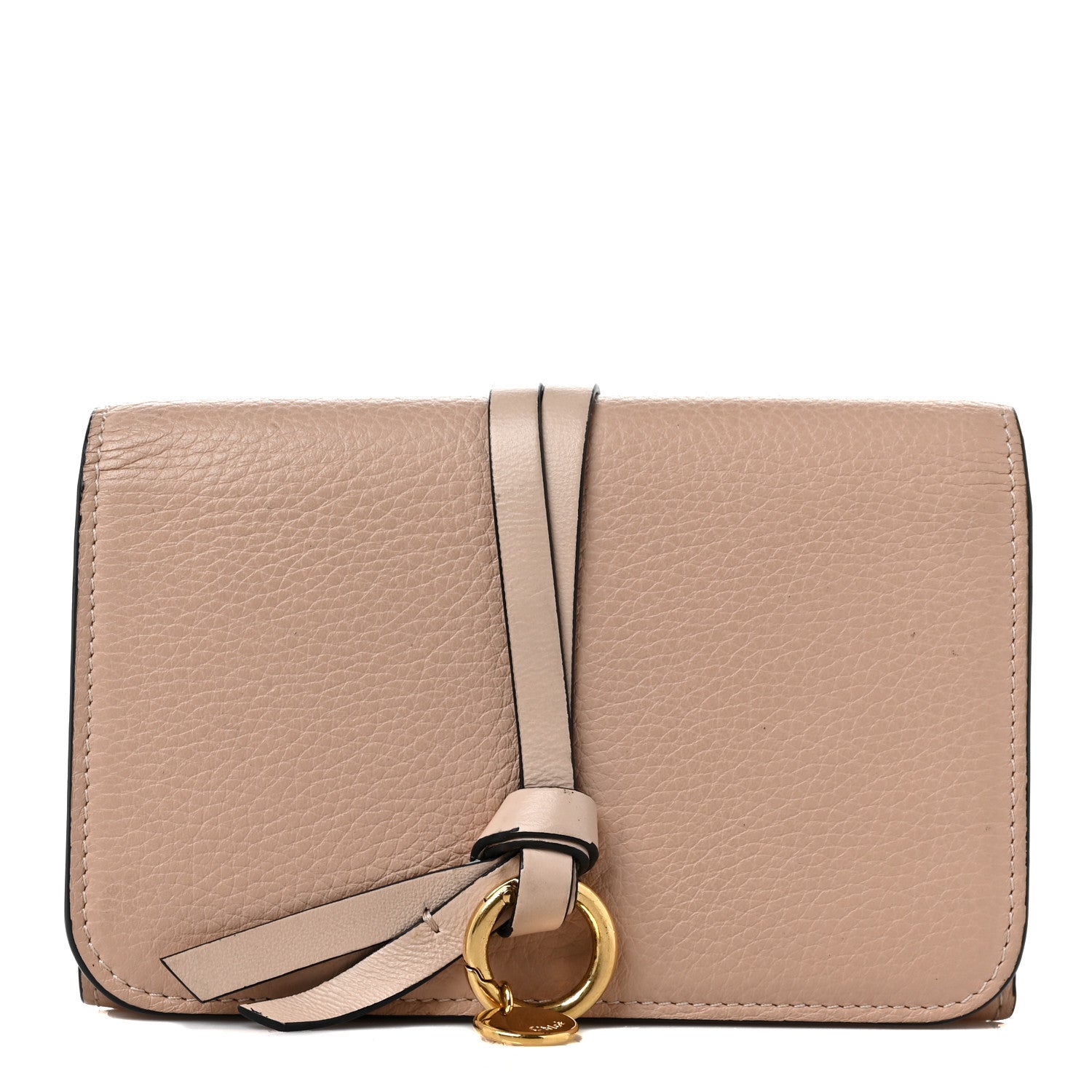 Chloe Calfskin Alphabet Compact Wallet Blush Nude 1 of 10