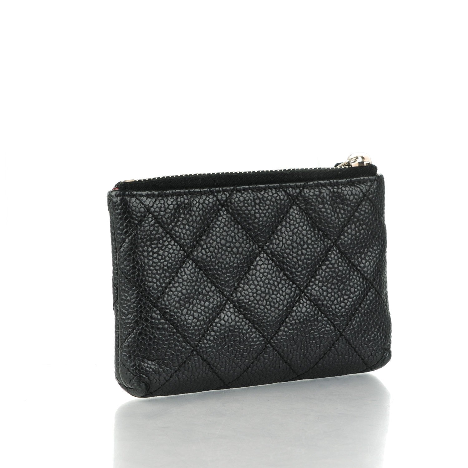 Chanel Caviar Quilted Key Holder Case Black 3 of 7