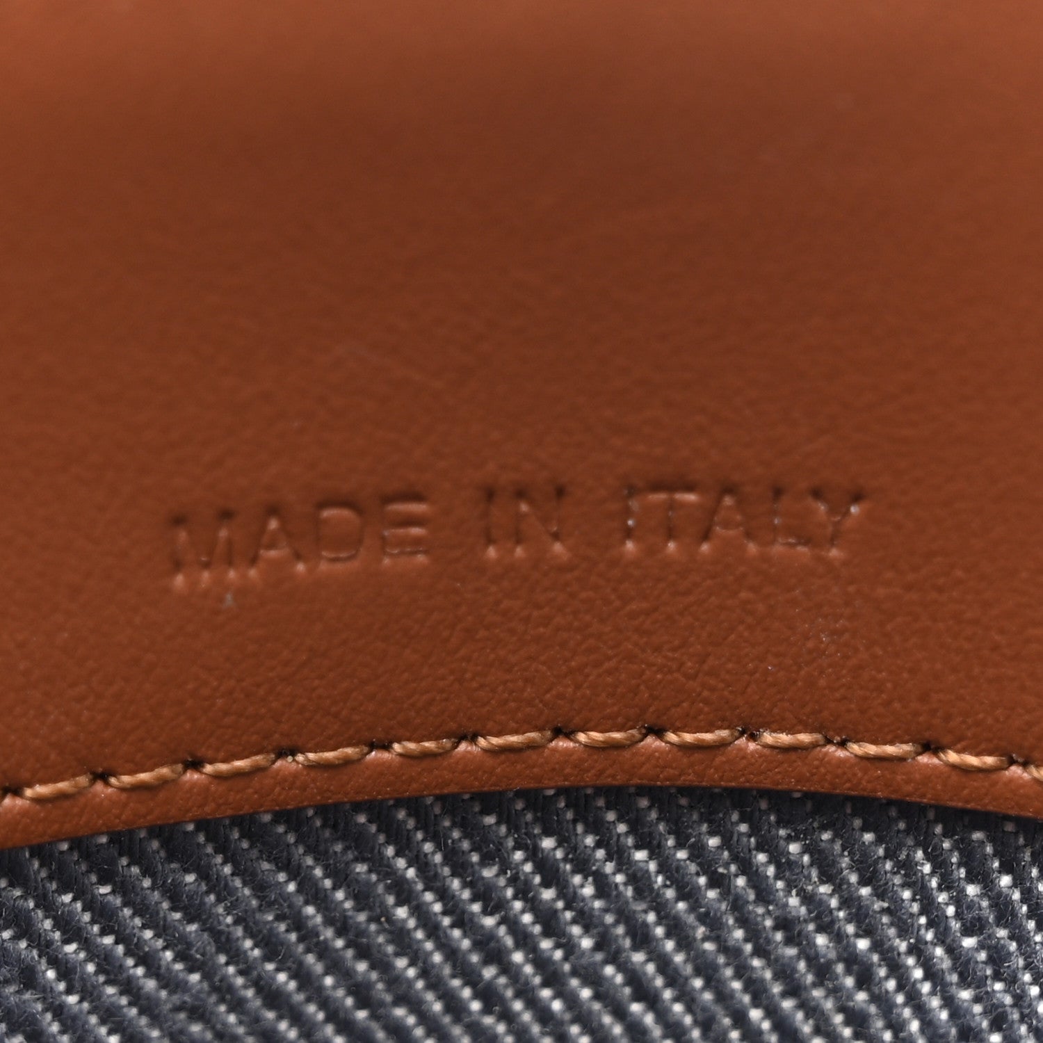 Fendi Denim Vitello Grace FF Mini By The Way Boston Bag  Blue 7 of 13