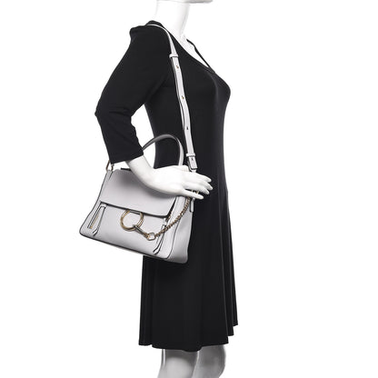 Chloe Calfskin Small Faye Day Shoulder Bag Light Cloud 2 of 10