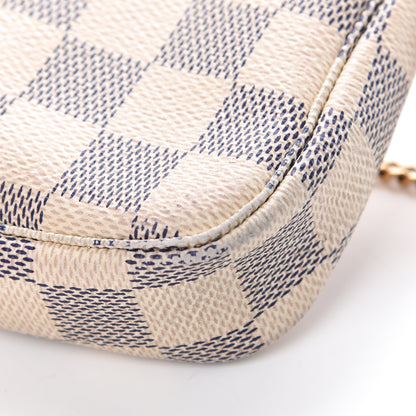 Louis Vuitton Damier Azur Mini Pochette Accessories 12 of 14