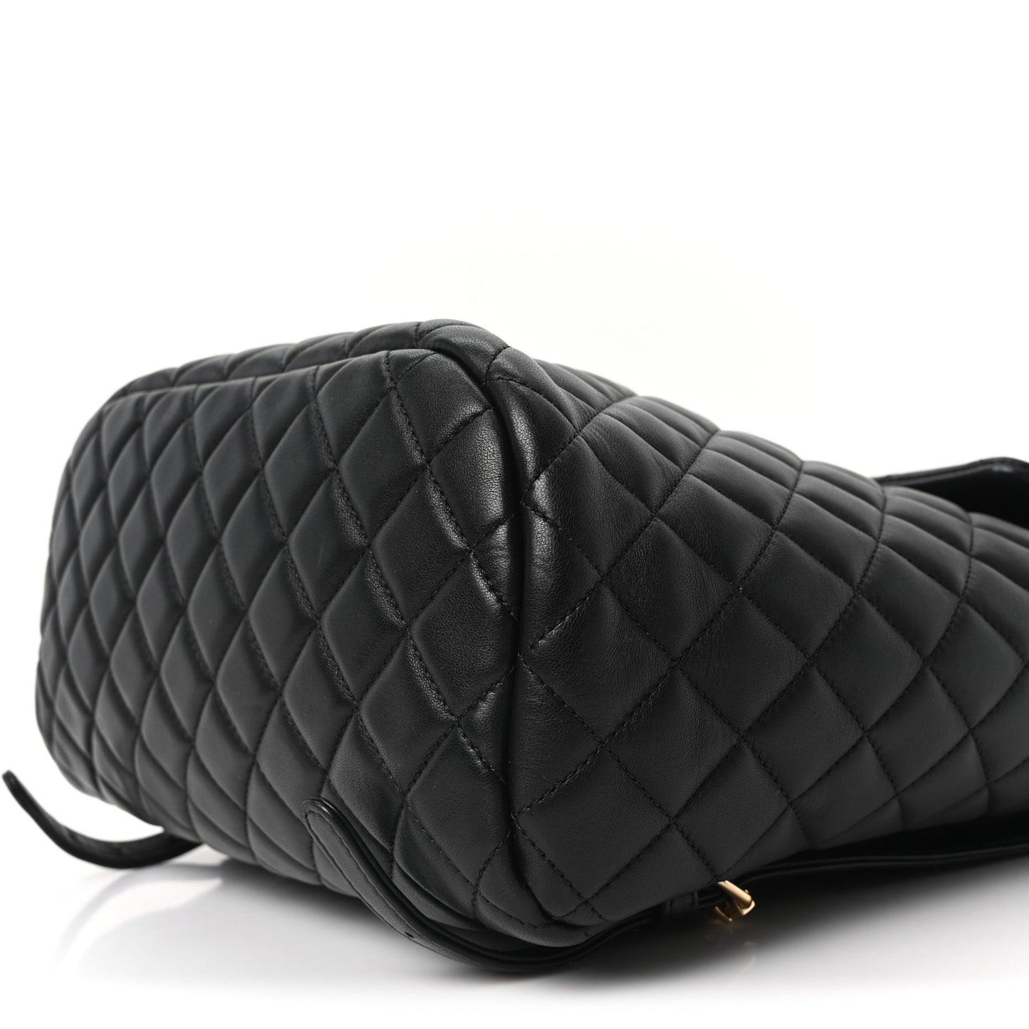 Lambskin Quilted Large Urban Spirit Backpack Black