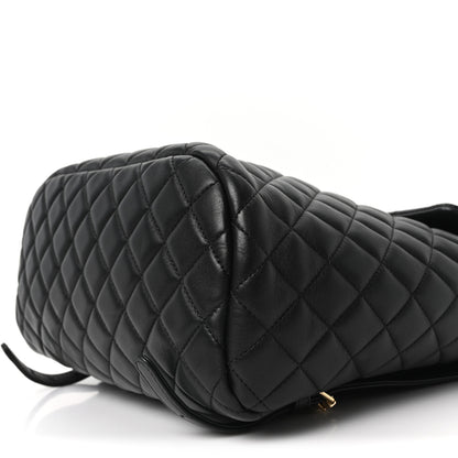 Chanel Lambskin Quilted Large Urban Spirit Backpack Black 10 of 10