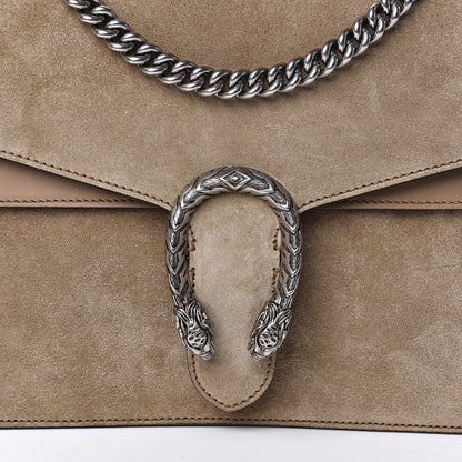 Gucci Suede Medium Dionysus Shoulder Bag Taupe 8 of 10